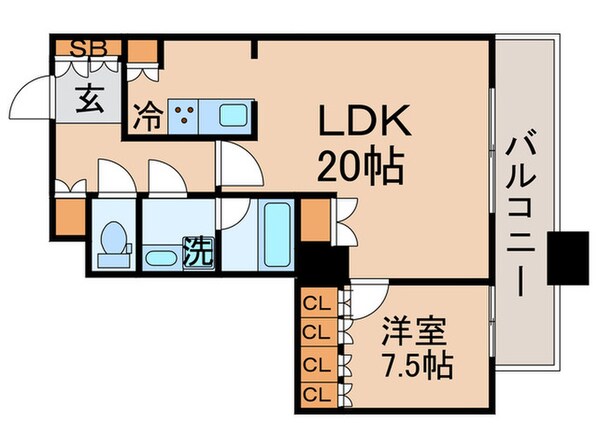 THE TOKYO TOWERS MID TOWER 13Fの物件間取画像